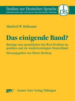cover image of Das einigende Band?